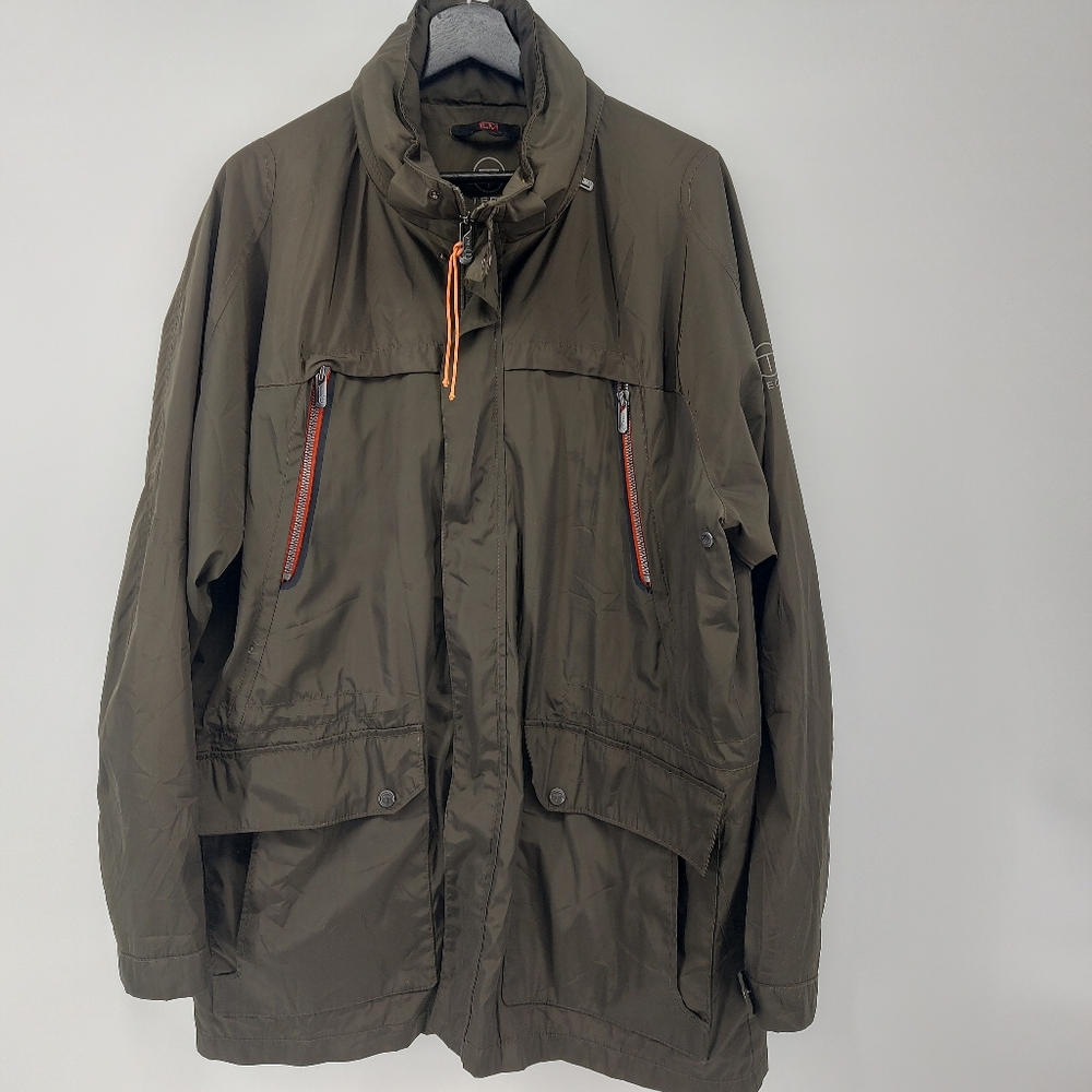 Tumi T Tech Packable Tech Nylon Jacket Green Size XL